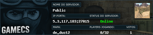 Banner do Servidor